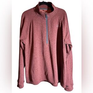 L.L. Bean Men's Zip Up Sweater - Red